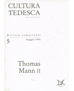 Cultura Tedesca mag 1996 THOMAS MANN ed.Donzelli NUOVO A76