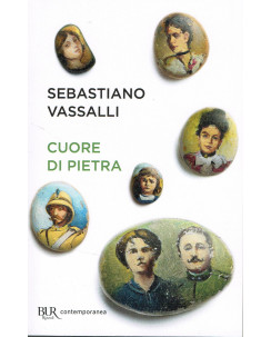 Sebastiano Vassalli:cuore di pietra ed.BUR NUOVO sconto 50% A76