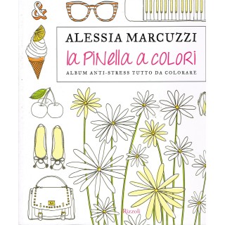 Alessia Marcuzzi:la pinella a colori album anti stress RIZ NUOVO sc...
