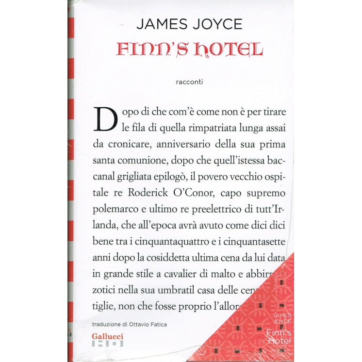 James Joyce:Finn's Hotel ed.GALLUCCI NUOVO sconto 50% A69  6,50€