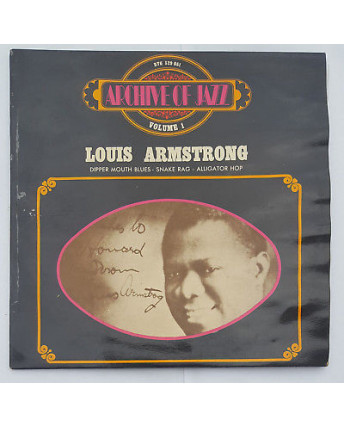 33 Giri Archive of Jazz vol. 1 Louis Armstrong BYG 529 051 FRANCE - 380