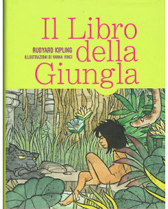 Kipling: il libro della giungla illustr. da Vinci ed. Rizzoli NUOVO sconto 50% A74