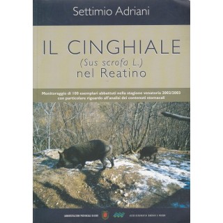 Settimio Adriani: Il cinghiale nel reatino A48  7,20€