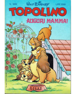 Topolino n.1850 di Walt Disney ed. Mondadori