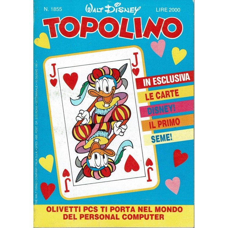 Topolino n.1855 ed. Walt Disney Mondadori