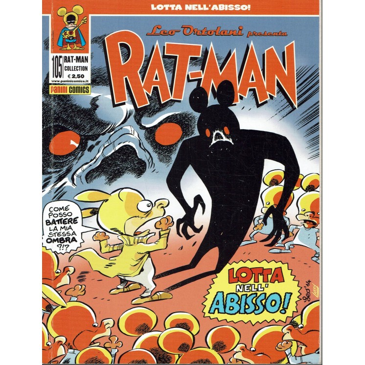 RAT-MAN COLLECTION n.105 lotta nell'abisso di ORTOLANI ed. PANINI