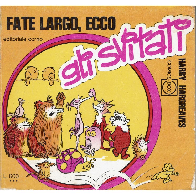 Comics Box 29 : fate largo ecco gli svitati di Hargreaves ed. Corno FU22