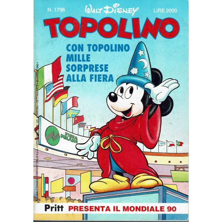 Topolino n.1796 ed. Walt Disney