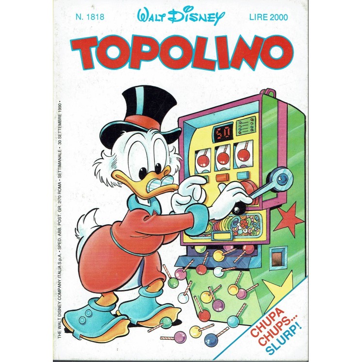 Topolino n.1818 ed. Walt Disney