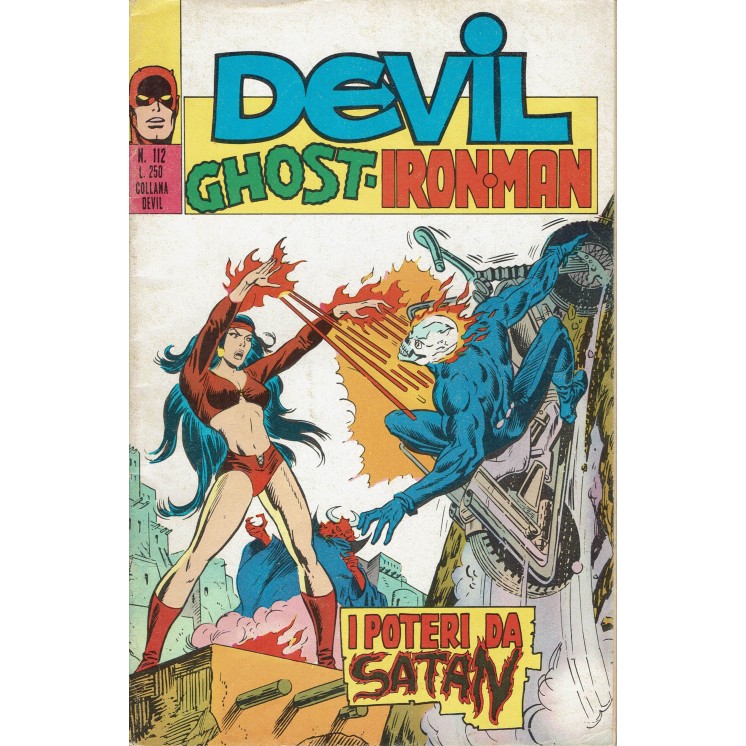 L'Incredibile Devil n.112 i poteri di Satan ed. Corno