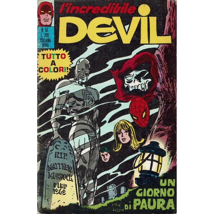 L'Incredibile Devil n. 51 un giorno di paura ed. Corno