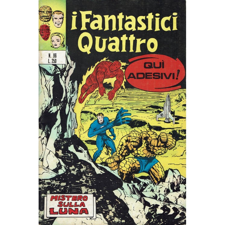 I Fantastici Quattro n.  96 mistero sulla luna ed. Corno