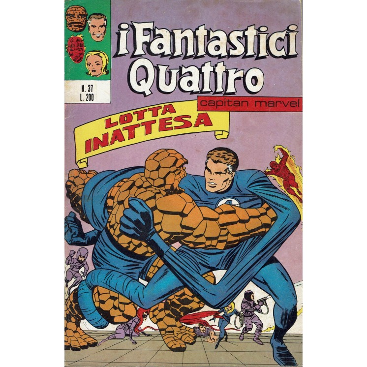 I Fantastici Quattro n.  37 lotta inattesa ed. Corno