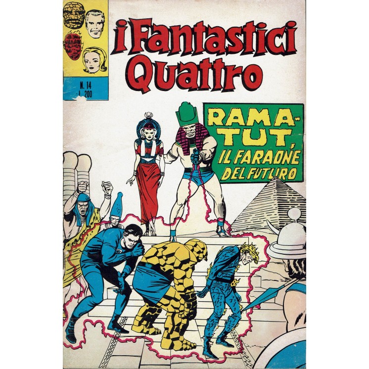 I Fantastici Quattro n.  14 Rama Tut il faraone del futuro ed. Corno
