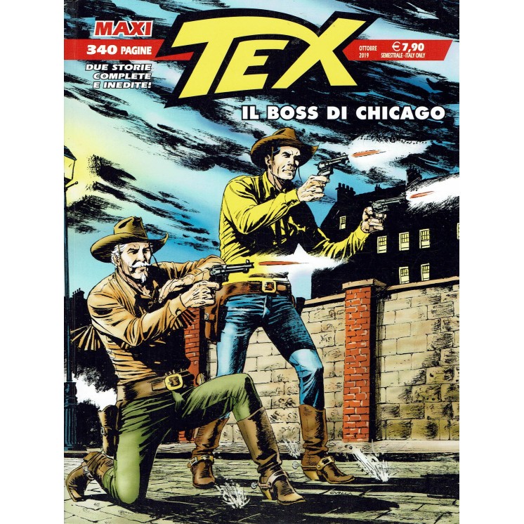 Maxi TEX n.25 il boss di Chicago di Villa ed. Bonelli