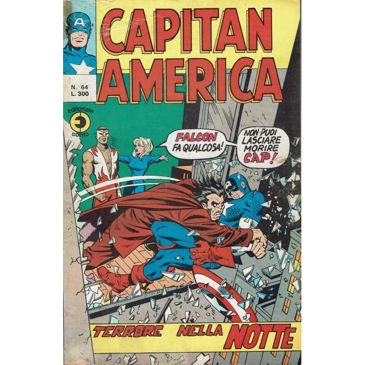Capitan America n. 64 terrore nella notte ed. Corno