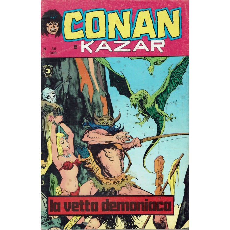 Conan e Kazar n.36 la vetta demoniaca  ed. Corno