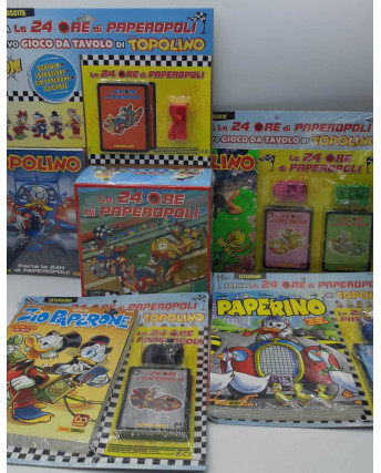 Topolino Zio Paperone Paperino GADGET 24 ore Paperopoli completo ed. Panini FU24