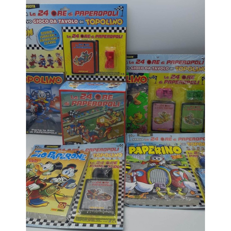 Topolino Zio Paperone Paperino GADGET 24 ore Paperopoli completo ed. Panini FU24
