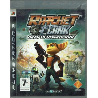 Videogioco per Playstation 3: RAtchet e Clank armi distruzione 7+ Insomniac libr
