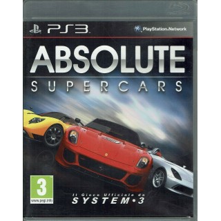 Videogioco per Playstation 3: ABSOLUTE SUPERCARS Ita 3+ System